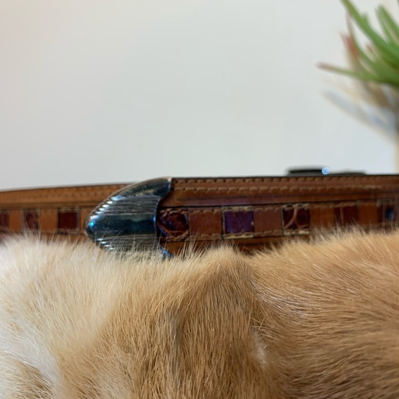 brown pga tour leather belt - Picture 3 of 5